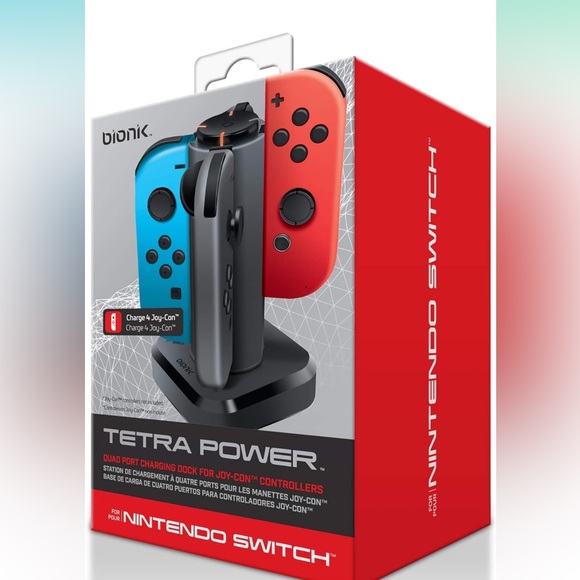 Bionik Tetra Power - Nintendo Switch Joy Con Charging Dock - Picture 2 of 10